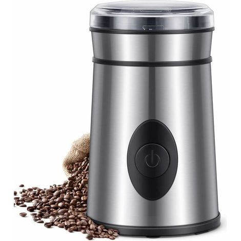 Moulin à café électrique pour grains de café (50 g), noix et épices, avec lame en acier inoxydable (1/5)