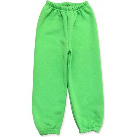 Warme, dicke Fleece-Sweatpants für Kinder, Größe 104, Herbst-Winter-Grün (1/5)