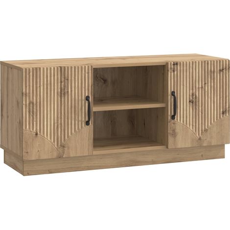 vidaXL  TV Cabinet  Artisan Oak 102 x 34.5 x 47 cm Engineered Wood