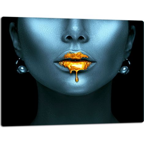 Planche à découper en verre 52x40 visage de femme (1/5)