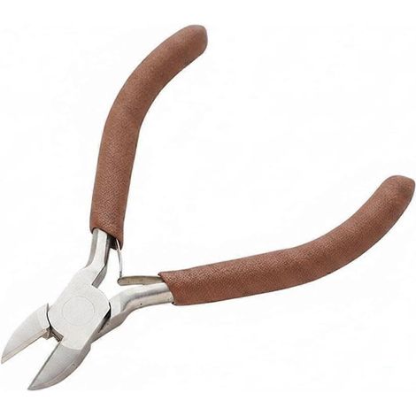 Ensemble de pinces pour bijoux, outils en fil d'acier nickelé : enrouler, façonner, saisir, réparations artisanales, poignées marron, 165 x 32 x 18 cm (1/5)