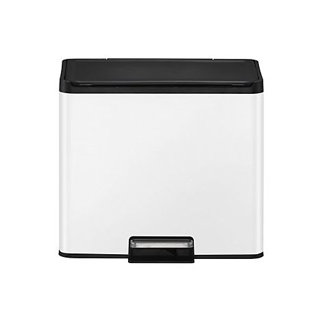 Papelera de pedal Recycler  acero  30 l  colector doble 