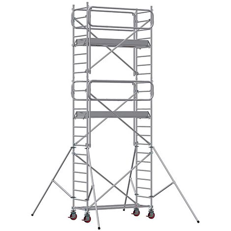 Trabattello 2 piani - Altezza max. di lavoro 5.90m - 7130042