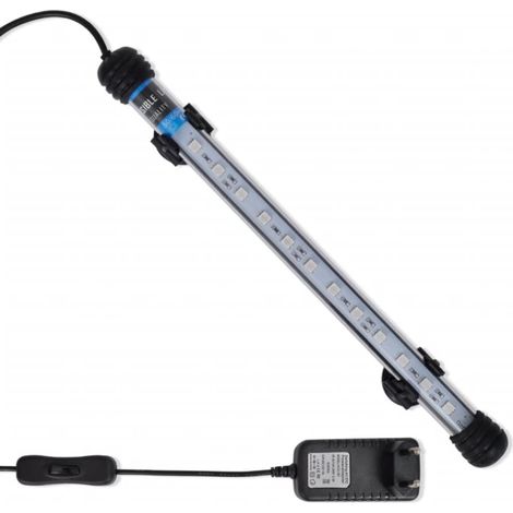 Lampe subaquatique LED bleue pour aquarium 28 cm (1/5)