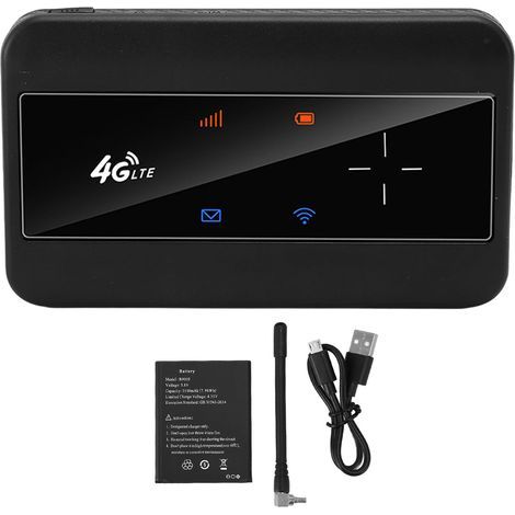 MiFi 4G LTE Router mit externer Antenne, 150 Mbit/s, gemeinsame Nutzung für 10 Benutzer, tragbare WLAN-SIM-Karte, Europa/Asien (1/5)