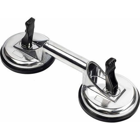Ventouses Lifter,Lourd Devoir Aluminium Vide Poignées Assiette Ventouse pour En Mouvement Grand Verre/Sol Écart Fixateur/Bosse Extracteur/Tuile,Tampon Levage