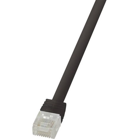 Câble réseau LogiLink CAT6 U/UTP 10 m noir - CF2093U - [1x RJ45 mâle - 1x RJ45 mâle] (1/3)