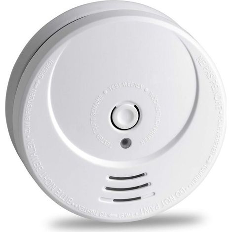 Rauchmelder, fotoelektrisch, langlebige Lithiumbatterie (10 Jahre), Feuermelder GS506G (1/4)