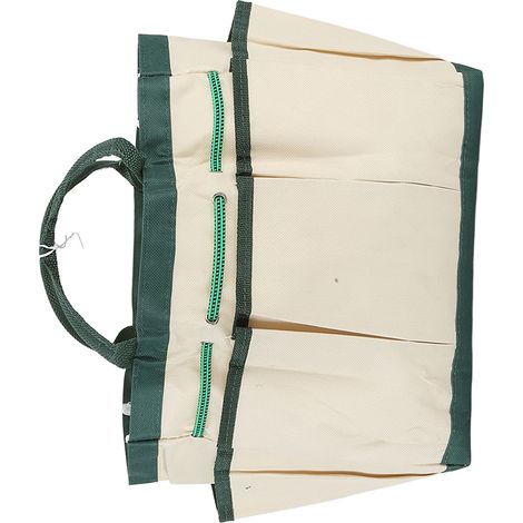 Sac de jardin fourre-tout simple couche en tissu Oxford pour ranger outils de jardinage et de taille. (1/5)