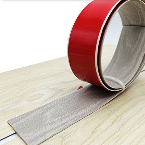 Bande De Transition De Sol - PVC Auto-Adhésif - 4 cm De Largeur - 2 Mètres - Pour Revêtements De Sol Lambrissés Et Vinyles (1/5)