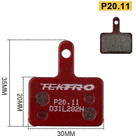 paires de plaquettes de frein P20.11 pour freins à disque hydrauliques de vélo, compatibles avec les plaquettes de frein métalliques M335 et 395. (1/5)