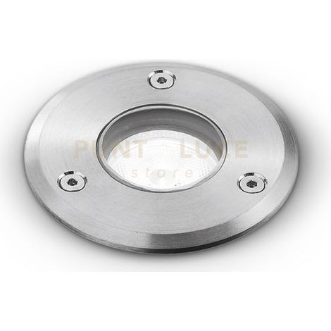 GES540- SEGNAPASSI IN ALLUMINIO E ACCIAIO  AISI 306 LED 4000K 183LM 3W TONDO