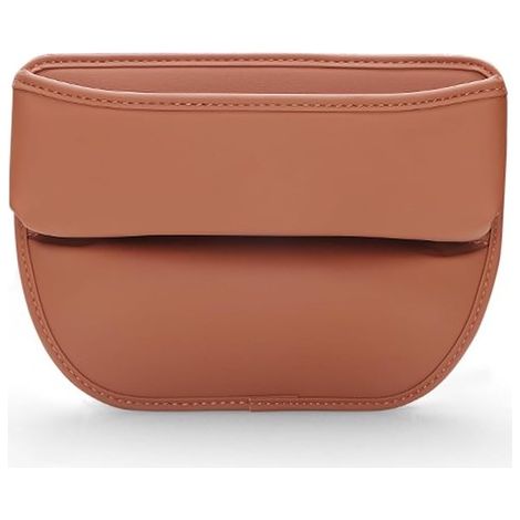 Organizzatore per sedile auto,borsa portaoggetti per l'apertura del sedile auto,scatola portaoggetti in pelle PU per console auto (1/5)