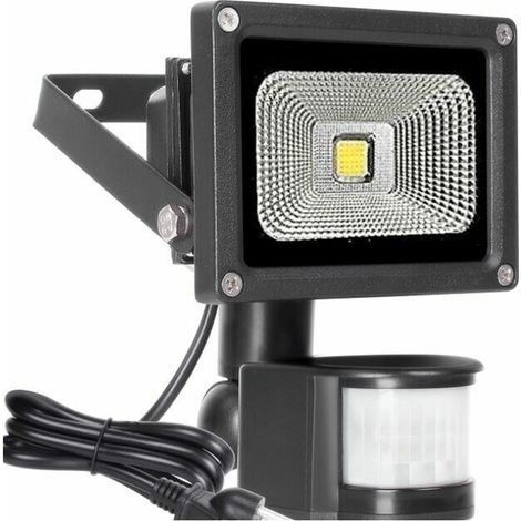 CLY Solar Flutlicht Außen Bewegungsmelder, Solarmelder Außenlampe 60 LED Solarleuchte 6500K Kaltweiß IP66 Einbau Solar Flutlicht für Terrasse, Garten, Lager L (1/4)