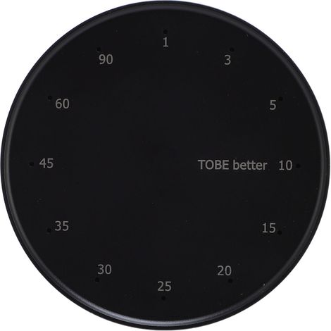 Minuteur électronique de cuisine - Noir - Aimanté avec écran LCD et alarme sonore - Précision à la seconde pour cuisson et apprentissage (1/5)