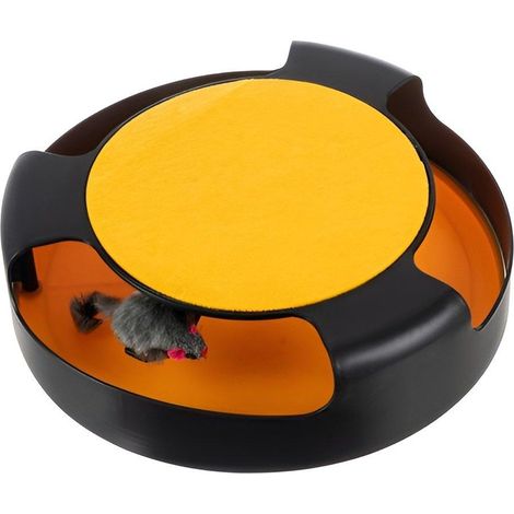 Objet pour chat - une roue avec une souris (1/4)