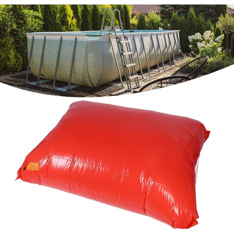Cubierta hinchable para piscina – 180 x 230 x 90 cm – PVC resistente a pinchazos con 4 cuerdas – Juego de cierre de invierno (1/5)