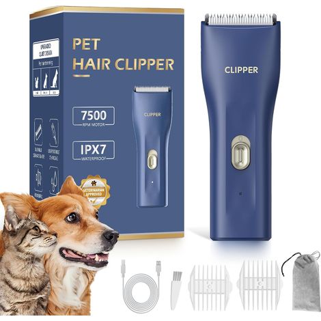 Tondeuse pour chiens à poils épais, Kit de toilettage pour chiot et chats (1/5)