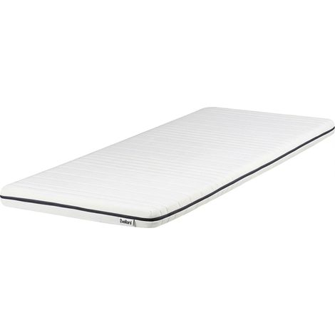 Colchón de espuma blanco funda extraíble con cremallera 80 x 200 cm Precious