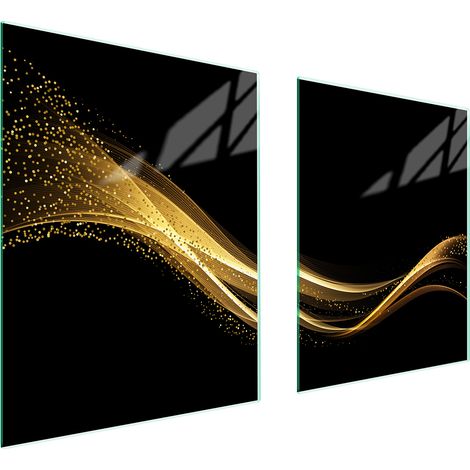GLASSCHUTZPLATTE FÜR HERD 85x52 SCHWARZ (1/5)