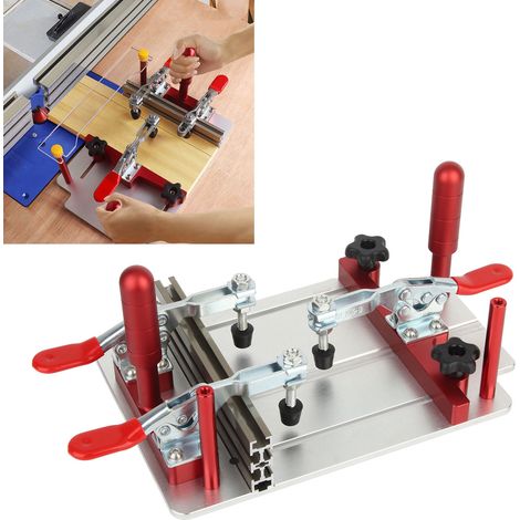 Les serre-joints de sécurité pour tenons sont utilisés pour tendre les clips de sécurité sur les joints de précision des portes et tiroirs d'armoires. (1/5)