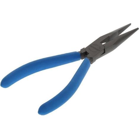 Pince à bouts ronds - - 6710880 - 160 mm - Couleur bleue - Type à bec (1/3)