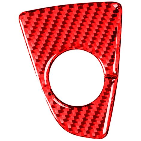 (Conduite à gauche A) Compatible avec BMW Série 3 F30 (2013-2018) : Accessoires intérieurs en fibre de carbone pour levier de vitesses, base et cache de panneau, autocollants décoratifs (1/5)