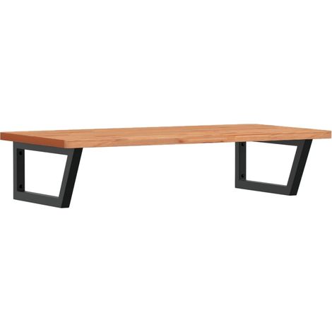 Maison Exclusive - Waschbeckenregal Wandmontage Stahl und Massivh