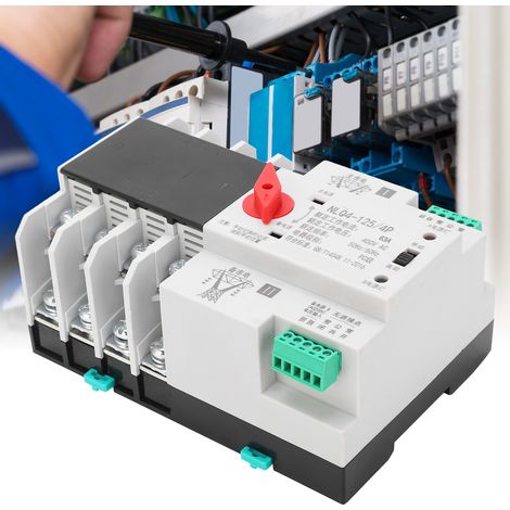 Automatischer Umschalter, duale Stromversorgung, 400 V, Drehstrom, 4-adrig, 63 A unterbrechungsfreie Stromversorgung (1/5)