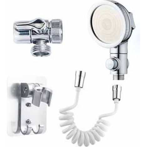 Extensión de grifo de cocina, baño, ducha exterior, fregadero, separador de agua, cabezal rociador de bidé para lavar el cabello, limpieza de inodoro (1/5)