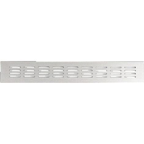 Grilles d'aération pour ameublement - à encastrer - en aluminium anodisé naturel H60xL400mm - RENSON (1/5)