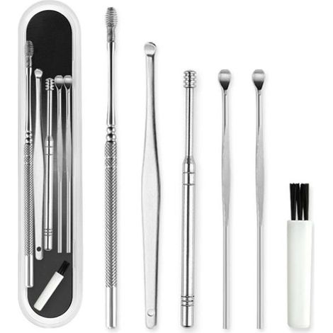 Cure-Oreille - Inconnu - Ensemble de 6 pièces - Acier inoxydable - Ergonomique - Portable