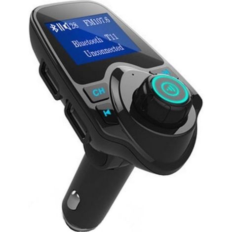 Trasmettitore fm oem t11 bluetooth mp3 usb doppio (1/3)