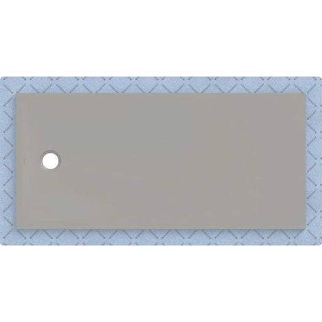 Geberit CleanFloor30 surface de douche, intégrée, avec voile