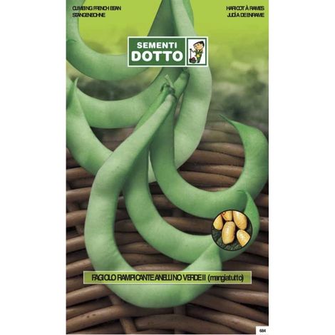 SEMENTI FAGIOLO ANELLINO VERDE RAMPICANTE