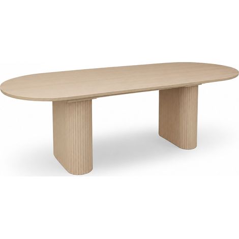 Table extensible 180-230cm en bois effet naturel, NOCERA (1/3)