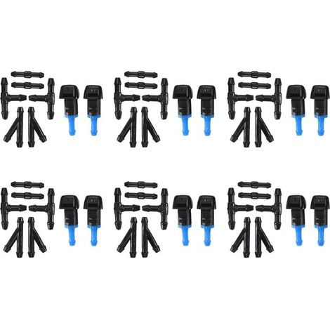 Un kit de 6 boquillas para el limpiaparabrisas para los modelos Frontier 2009-2016, Pathfinder 2009-2012 y 2009-2015. (1/3)