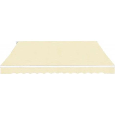 Maison Exclusive - Tenda da Sole Pieghevole Manuale 600 cm Crema (1/5)
