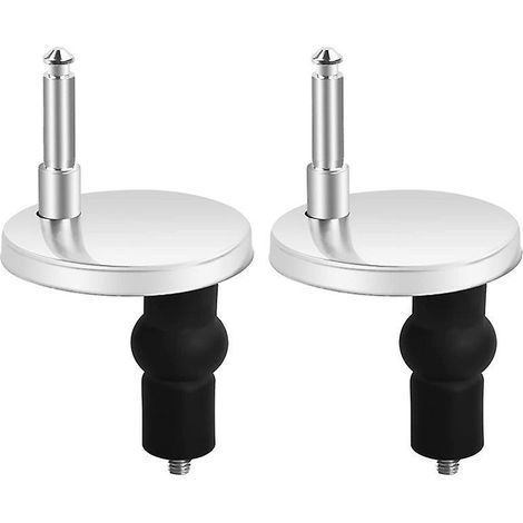 paquet De 2 Charnires De Montage Universelles Pour Sige De Toilette - 47 Mm, Accessoires De Couvercle De Toilette, Fixations De Remplacement De Si (1/5)