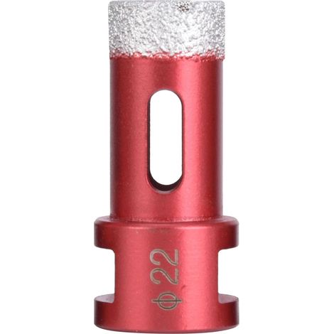 Scie cloche diamant M14 affûtée, meuleuse d'angle de coupe rapide, scie cloche pour carreaux de marbre, carreaux de céramique, ouverture de pierre 20mm 22mm 25mm (Ouvre-trou pour meuleuse d'angle 22 (1/5)