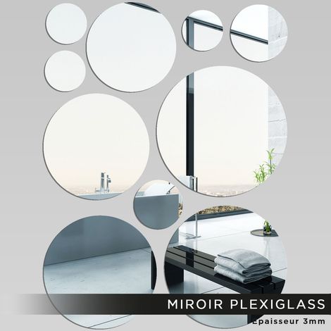 Miroir Plexiglass - Ronds - 30x40 cm (1/2)