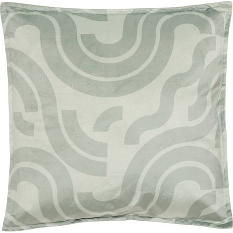 Cuscino lilou quadrato 45x45 cm verde - Atmosphera créateur d'intérieur (1/3)