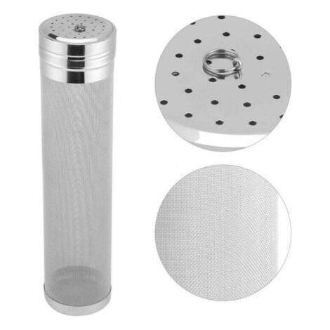 7×29 Micron Mesh Stainless Steel Hop Filter Secondary Filter Cartridge for Very Dry Home Coffee Filter (1/3)