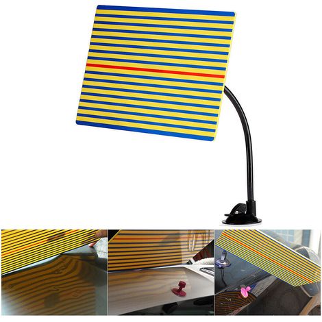 Outil de réparation sans peinture de panneau de ligne de réflecteur de Dent avec le support réglable pour le retrait de carrosserie (1/5)
