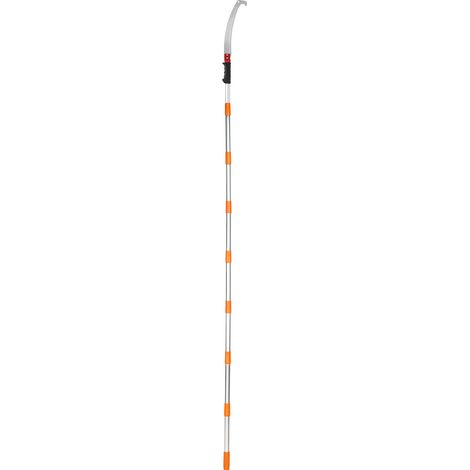 Mophorn Sega manuale per pali - 4.6-9.8 ft estensibile. Taglia i rami alti con la lama affilata in acciaio. Manico in lega di alluminio leggero. Ideale per potare palme, arbusti e altro. (1/5)