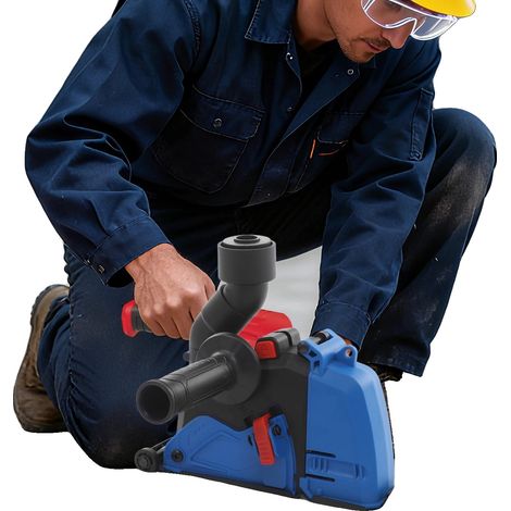 Cappa aspirante, Materiale: PA6-GF30, Dimensioni prodotto: 19,5 x 11,5 cm, Dimensioni smerigliatrici angolari compatibili: 125 mm, 150 mm, Larghezza massima di taglio: 40 mm (1/5)