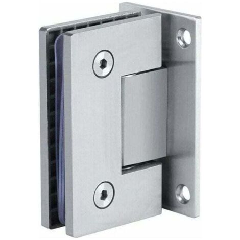 Stück 8-10 mm Schraubbefestigungen, XU, Clips für Glastürscharniere, 90º rahmenlose Wandhalterungen, Clips für Glasduschtüren - (1/4)