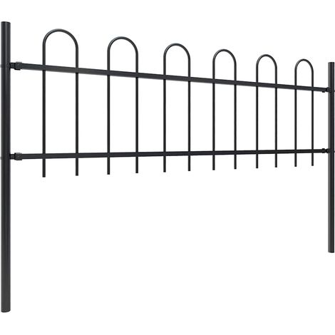 Maison Exclusive - Gartenzaun  Stahl  Robust  Modern
