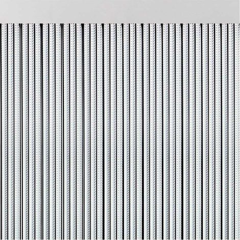 Ruban De Rideau De Porte S-350 Couleur Noire 90x210cm A01460 Acudam (1/2)