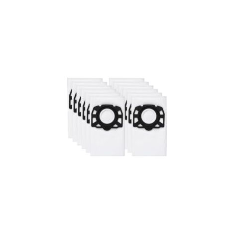 Lot de 12 sacs filtrants KFI 487 pour aspirateurs Karcher WD4, WD5, WD6, MV4, MV5, MV6, WD4.000 ... WD5.999,2.863-006.0 (1/2)